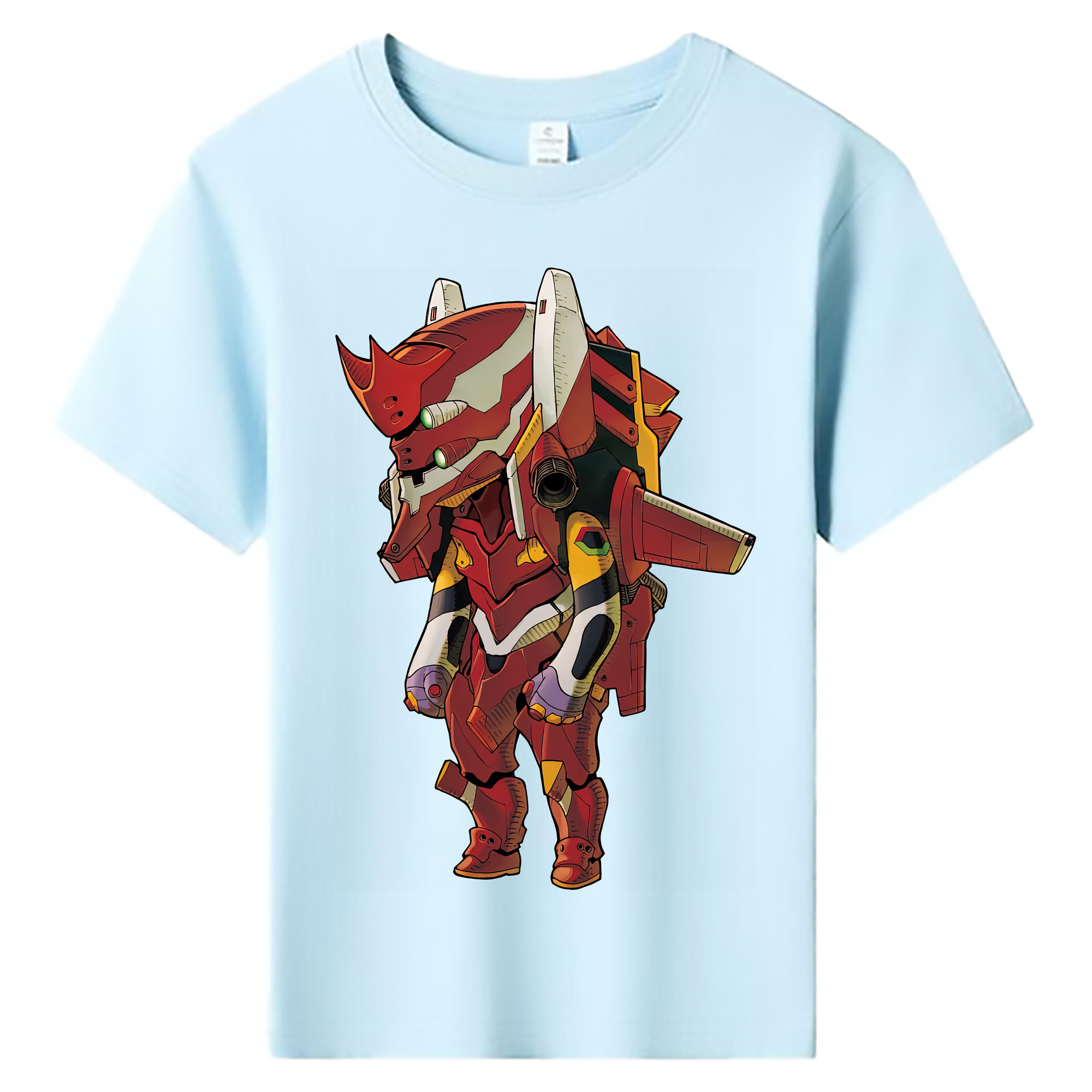 （画像用） EVA 新世紀エヴァンゲリオン 綿100％キッズTシャツ（フロントプリント）